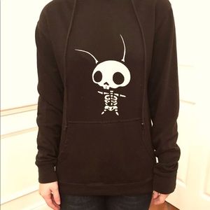 Echo Gilette bunny skeleton hoodie